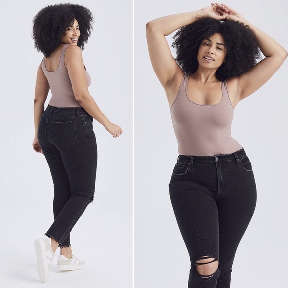 NWOT Abercrombie & Fitch The Skinny High Rise Curve Love Black 34/18 Long Jeans - Picture 7 of 8